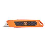 Knife Self Retract Blade R-Grip Orange 114-2R
