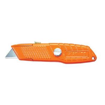 Knife Trimming Auto Retractrable Safety Thumlock Orange 115-1YRS