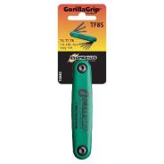 Bondhus Hex Key Set 8 Torx Gorillagrip Fold Up T6-T25 BD12632