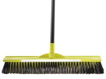 Broom Tradesman Stiff Medium 600mm Yellow Oates 164748