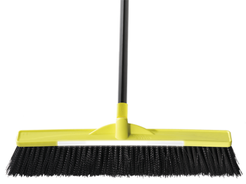 Broom Extra Stiff B-12154F Yellow 600mm Oates B-12154F
