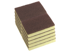 Scour-N-Sponge Medium Maroon 150 x 100 Oates Pk10