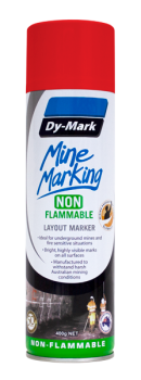 Dymark Paint Mine Marking Red Non Flammable Cans 38023502