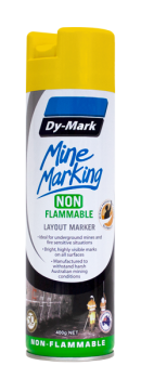 Dymark Mine Mark Vertical Yellow Non Flammable 38043505