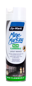 Dymark Mine Mark Vertical White Non Flammable 38043511
