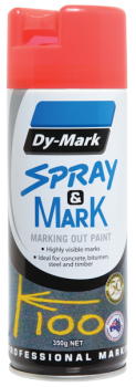 Dymark Spray & Mark 350g Fluoro Orange 40013526