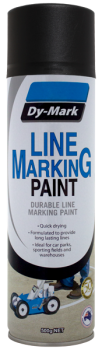 Dymark Linemarking Black 500g Aerosol 41015001