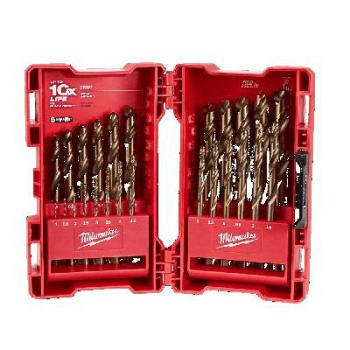 Milwaukee Drill Set Red Helix Cobalt 25 pce Kit 48892531