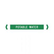 Pipe Marker Potable Water 475 x 31 Pk10 831204