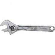 WRENCH ADJUSTABLE CHROME STANLEY 200MM  87-432