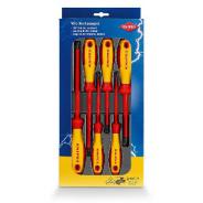 SCREWDRIVER SET 6 PIECE 1000V VDE KNIPEX   	002012V01