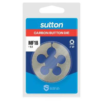 BUTTON DIE CARBON M18 X 1.5 X 2OD  020303