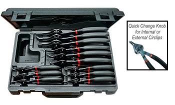 Pliers Circlip Set Internal/External 12 Pce