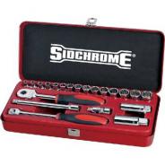Socket Set Sidchrome 3/8D Metric 21Pce SCMT13205
