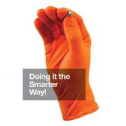 Glove Orange Hi-Vis TGC Nitrile Med Box 100 160032