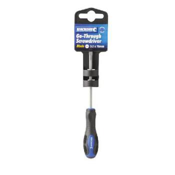 Kincrome Go-Through Screwdriver Blade 3.2 x 75mm 32102