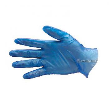 Glove Vinyl Eco Blue L/P Ctn 100 X-Large 41019