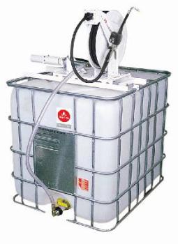Alemlube Ibc Oil Dispensing Kit C/W Pump, Hose Reel, Oil Meter & Pallecon 454695C