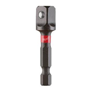 Milwaukee Adaptor 3/8Dr x 1/4 Hex Bit Shockwave 48325031