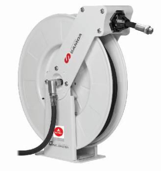 Alemlube Hose Reel Grease Spring Rewind 15M x 1/4 Max 5800Psi 504350