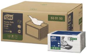 Tork Cloth Wiper 530 H/Duty (350 Wipes) 530150