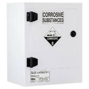 Corrosive Substance Storage Cabinet: Polypropylene - 40L - 1 Door - 1 Shelf