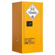Toxic Substance Storage Cabinet: 60L - 1 Door - 2 Shelves