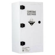 Corrosive Substance Storage Cabinet: Polypropylene - 80L - 1 Door - 2 Shelves