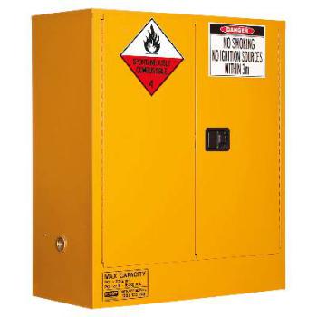 Class 4 Dangerous Goods Storage Cabinet: 160L - 2 Doors - 2 Shelves