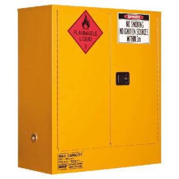 Flammable Liquid Storage Cabinet: 160L - 2 Doors - 2 Shelves