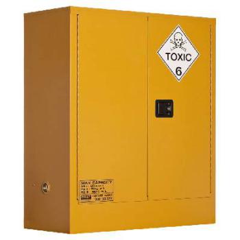 Toxic Substance Storage Cabinet: 160L - 2 Doors - 2 Shelves