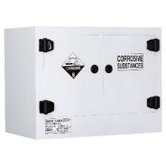 Corrosive Substance Storage Cabinet: Polypropylene - 110L - 2 Doors - 2 Shelves