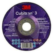 Disc Grind Cubitron 3 9 Depressed Center Grinding Wheel 8647 36g T27 125 mm x 7 mm x 22.23 mm