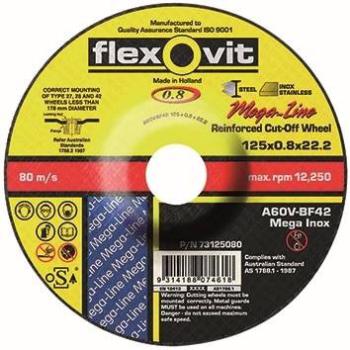 Disc C/O Inox 125 x 0.8 x 22 A60V Depressed Centre 73125080