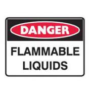 Sign Danger Flammable Liquids 840743