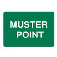 BRADY SIGN MUSTER POINT 450MM X 600MM POLY 852621