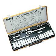 Socket Set Stanley 3/8D Met/Af 42 pc 89-508