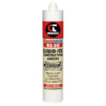 Rapidstick Construction Adhesive, 'Liquid-Fix', Beige, 300ml Cartridge 8-RS50BG-300