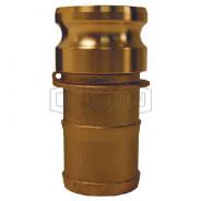 ADAPTOR MALE  X HOSE TAIL BRONZE 25MM TYPE E BR100E