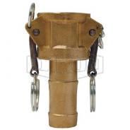 Coupler H/Shank Male Brz Camlock 80mm 333C Type C BRC080