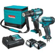 Makita 12V Max 1.5Ah 2 Piece Cordless Combo Kit - CLX239