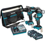 Makita 40V Max 2.5Ah Brushless Cordless 2 Piece Combo Kit - DK0176G206