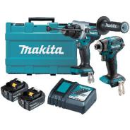 Makita 18V 5.0Ah Brushless Cordless 2 Piece Combo Kit - DLX2516T