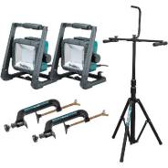 Makita 18V Cordless LED Twin Work Light Skin Kit With Tripod - DML805X02