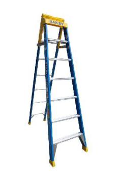 Bailey Dual Purpose Step Ladder Pro Fibreglass Fse7 Punchlock 150kg FS13986