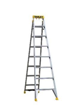 Bailey Dual Purpose Step Ladder Pro Aluminium Dp8 150kg Punchlock FS13990