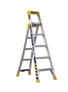 Bailey 3 In 1 Step Ladder Aluminium Leansafe X3 1.8M 150kg FS14129