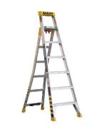 Bailey 3 In 1 Step Ladder Aluminium Leansafe X3 2.1M 150kg FS14130