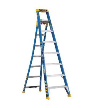 Bailey 3 In 1 Step Ladder Fibreglass Leansafe X3 2.4M 150kg FS14149