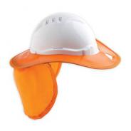 Brim Hat Hard Plastic Orange V6PB